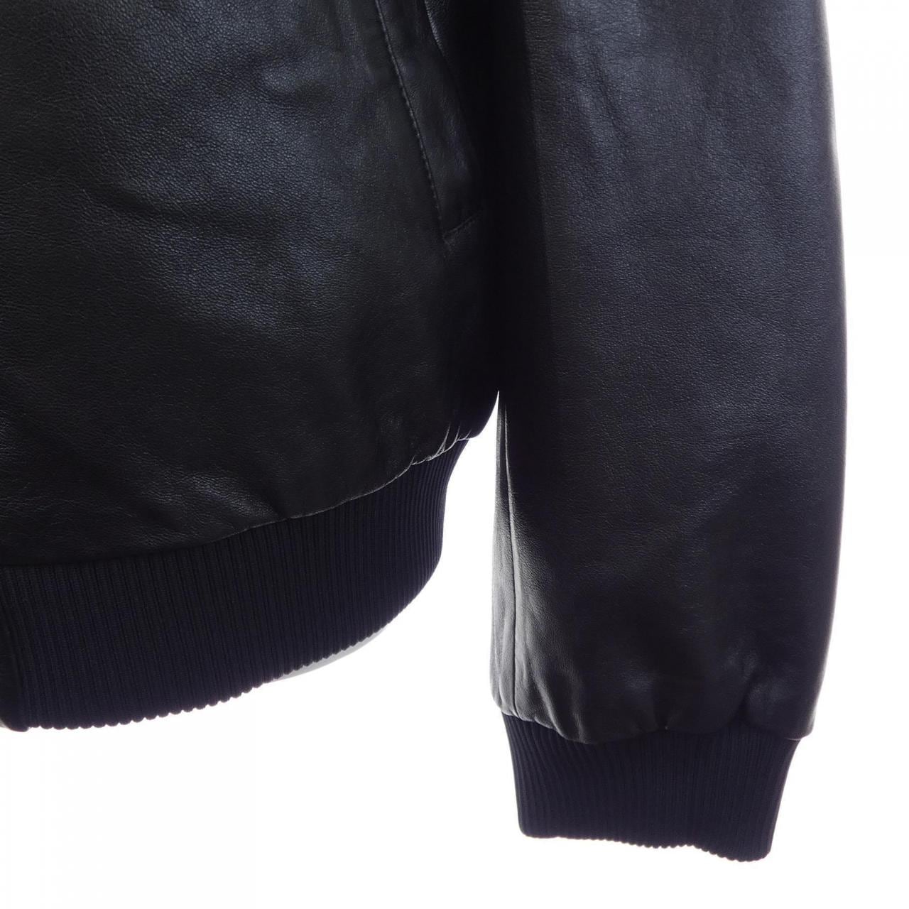 プラダ PRADA ボンバージャケット　トライアングルロゴ UPW280 SOOO 038 レザージャケット