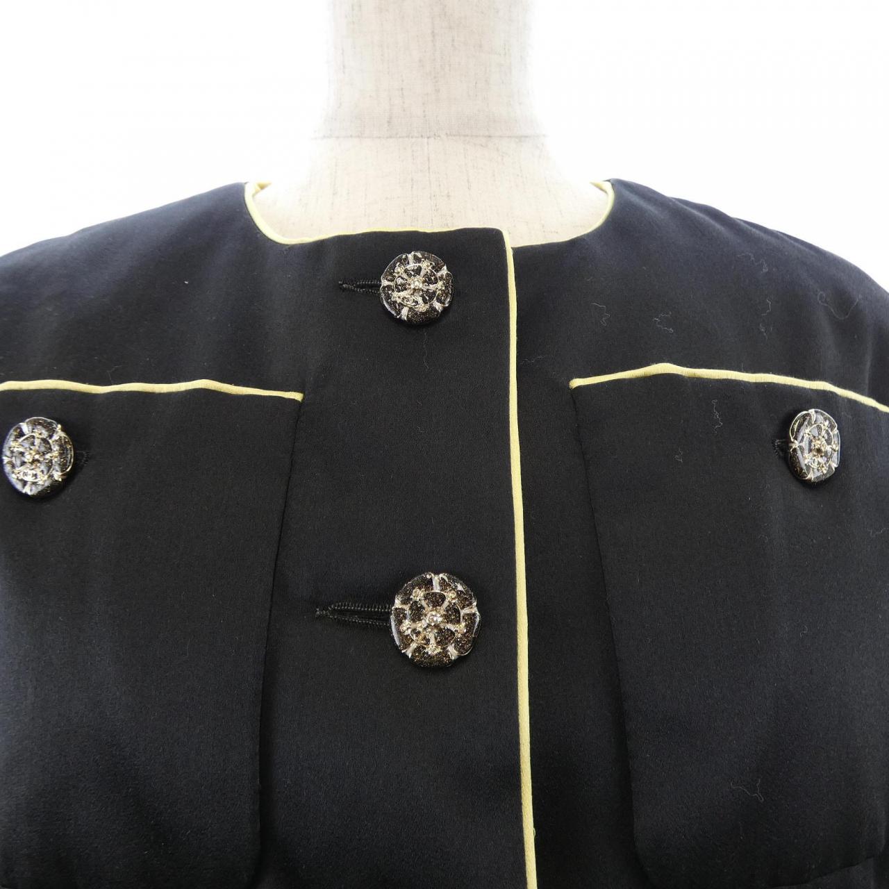 シャネル CHANEL LOOK48 P79784V62070 25A ノーカラージャケット