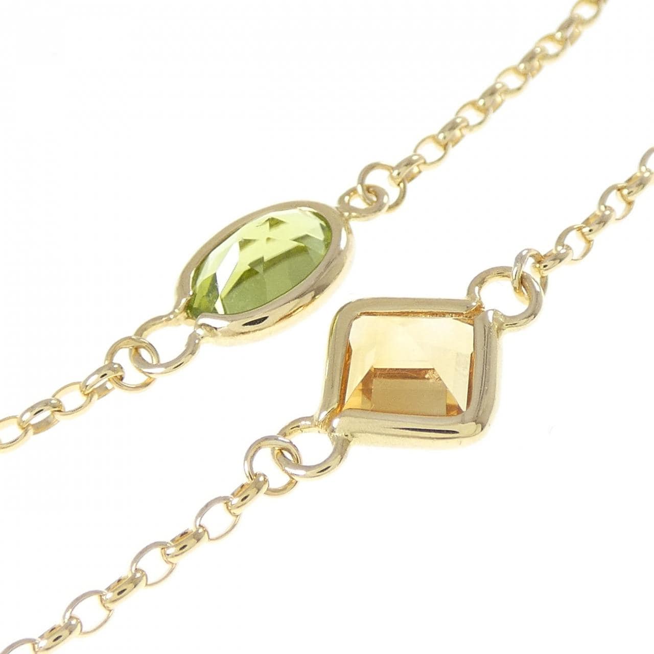 ミキモト カラーストーン ネックレス