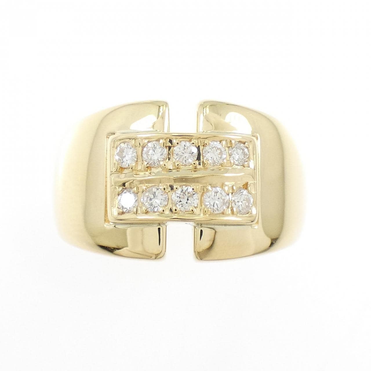 K18YG ダイヤモンド リング 0.20CT