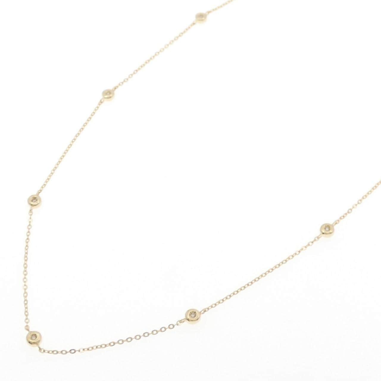 K18YG ダイヤモンド ネックレス 0.2CT