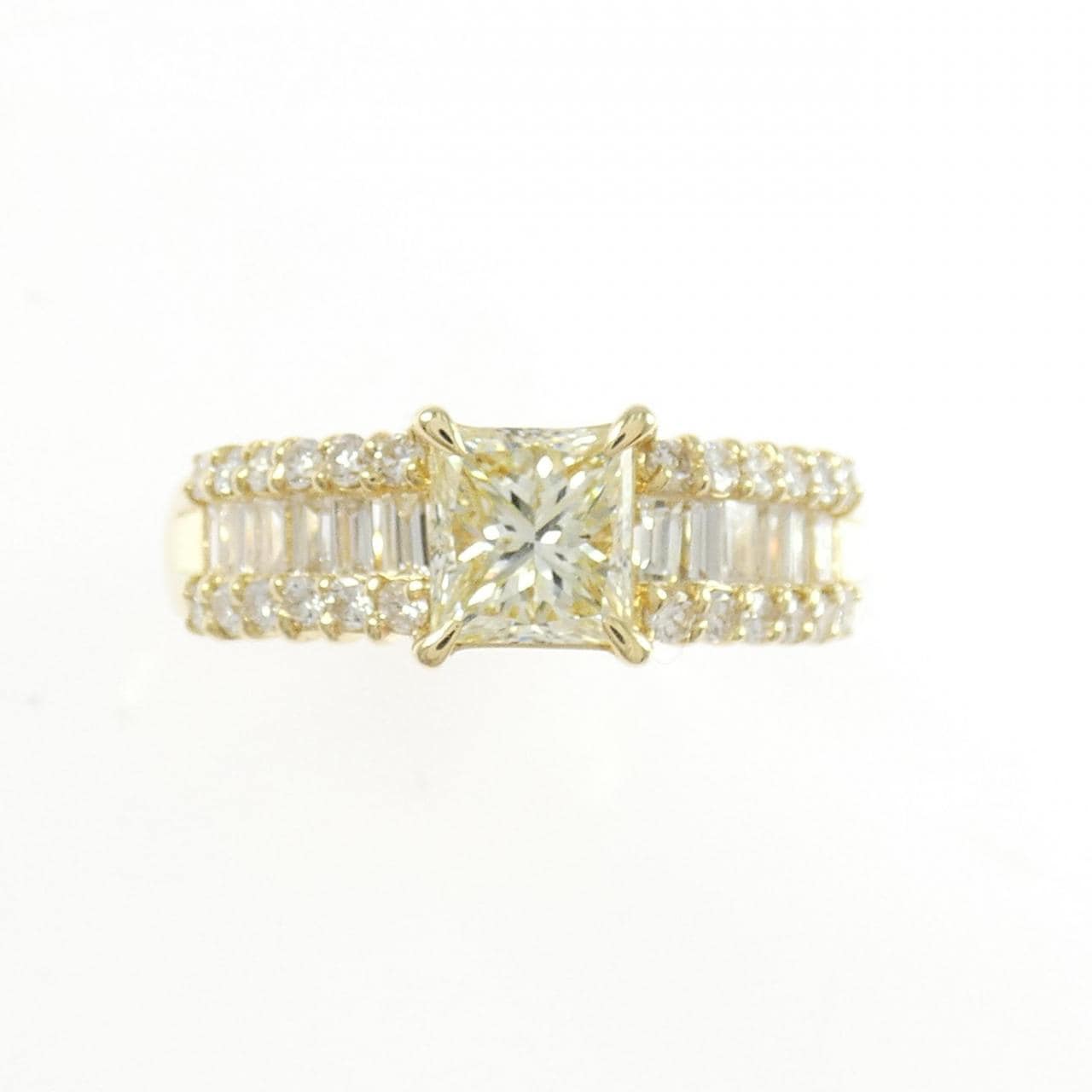 K18YG ダイヤモンド リング 0.861CT