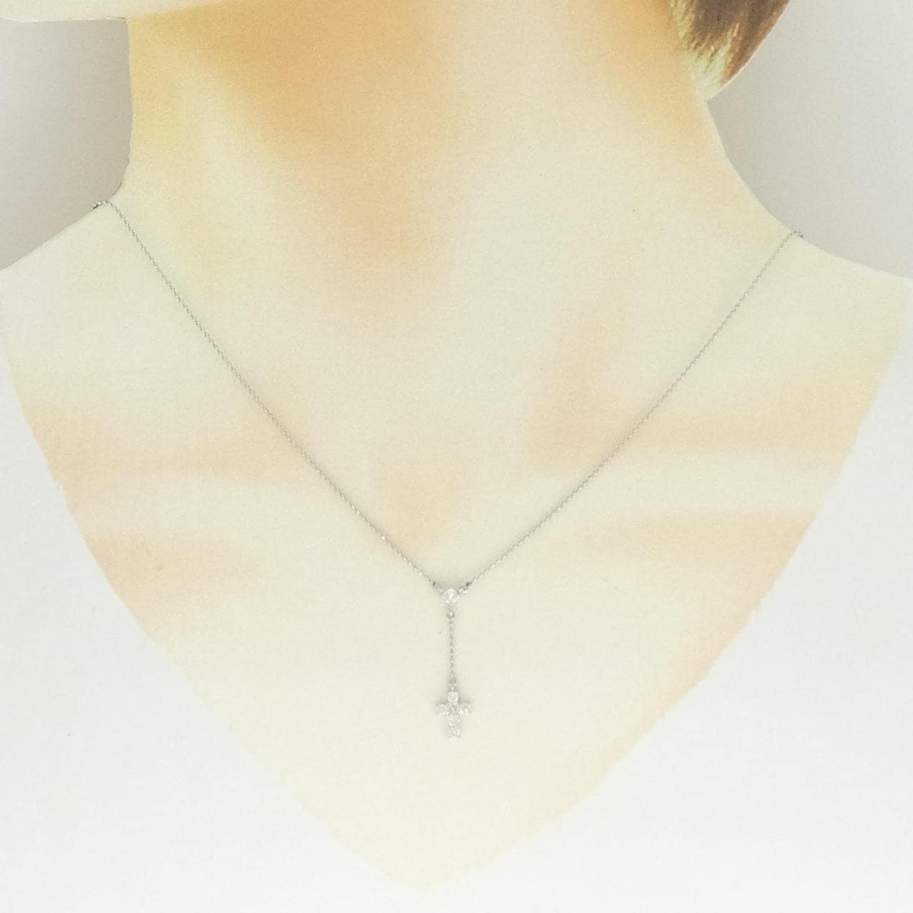 PT950/PT850 ダイヤモンド ネックレス 0.40CT