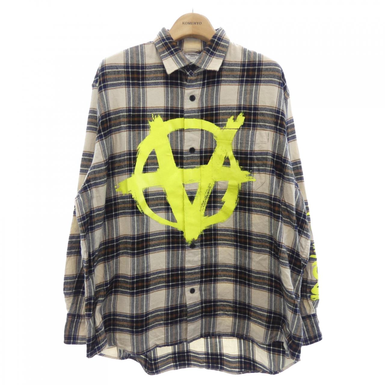 ヴェトモン VETEMENTS UE52SH800W シャツ