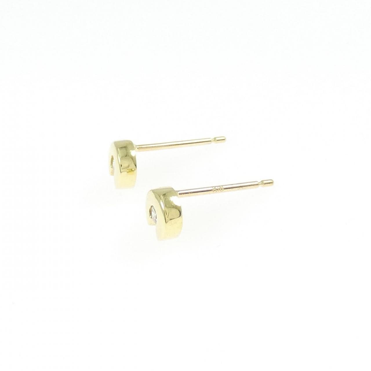 K18YG ダイヤモンド ピアス