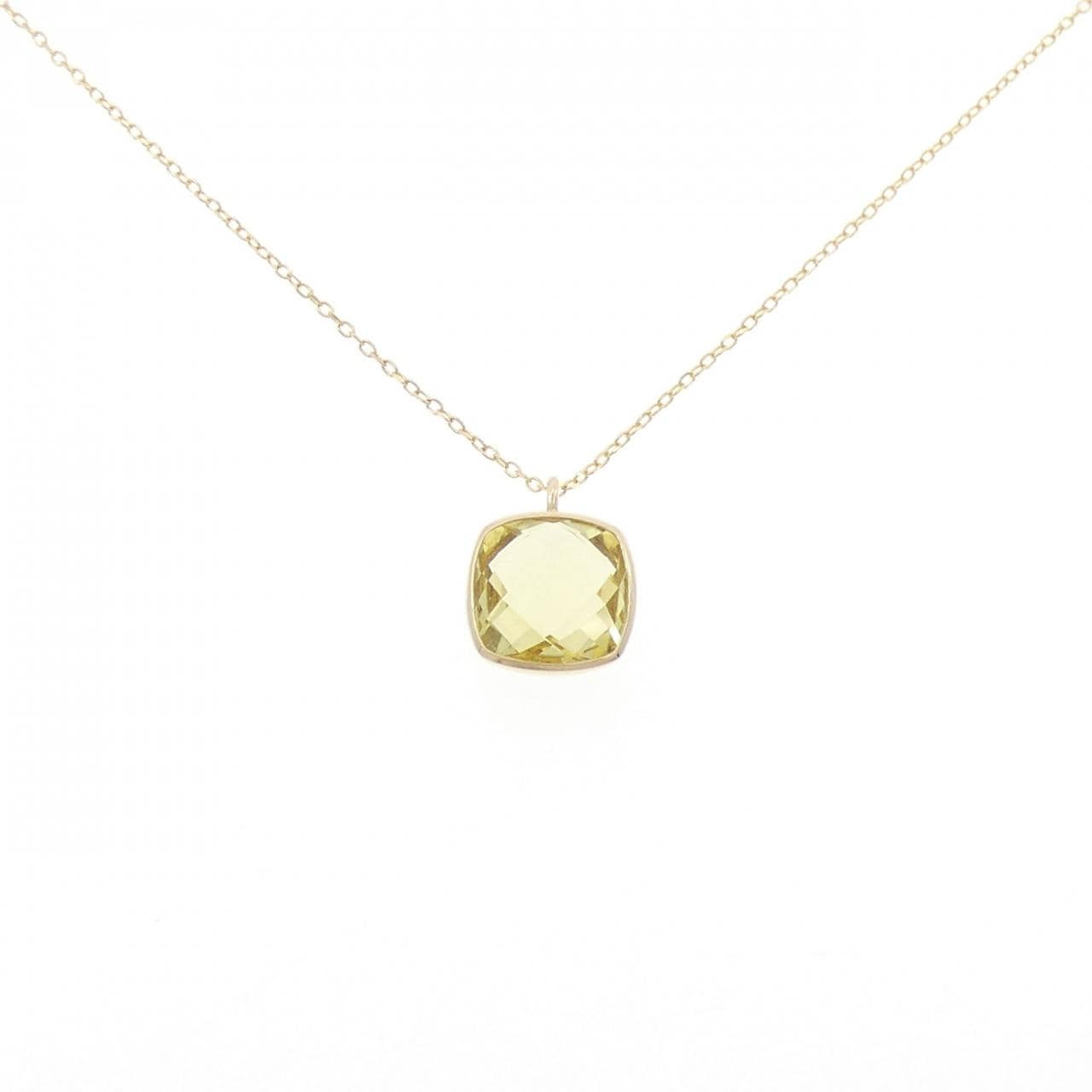 K10YG クオーツ ネックレス