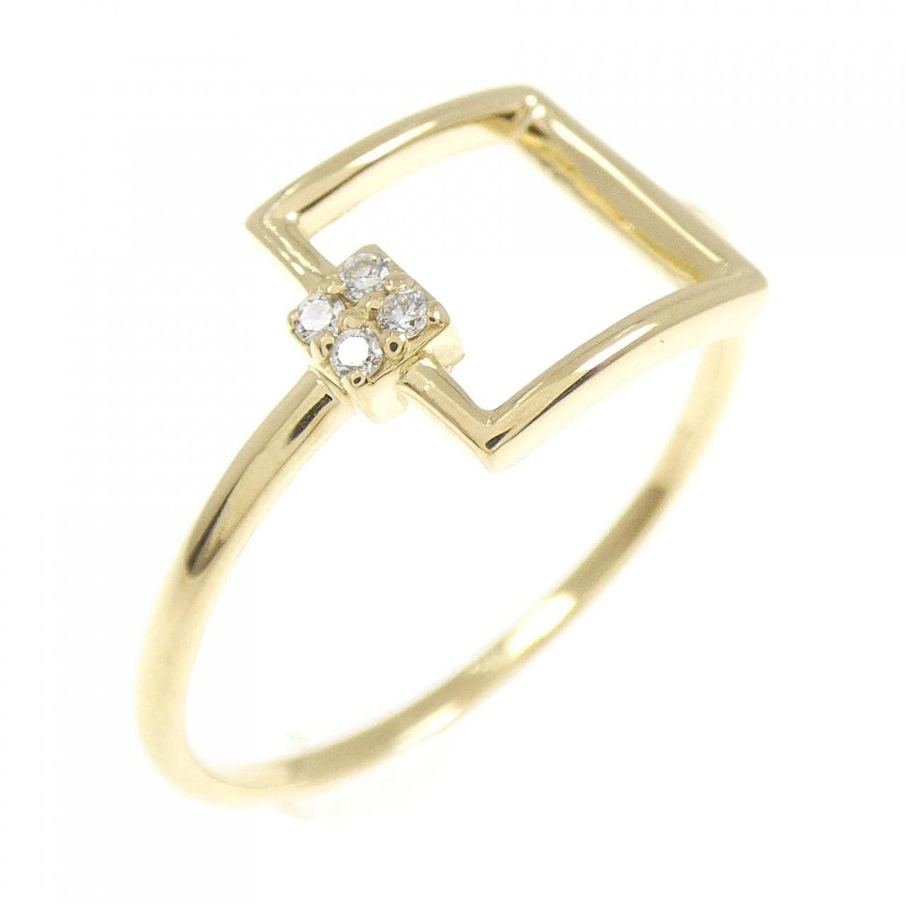 K18YG ダイヤモンド リング 0.02CT