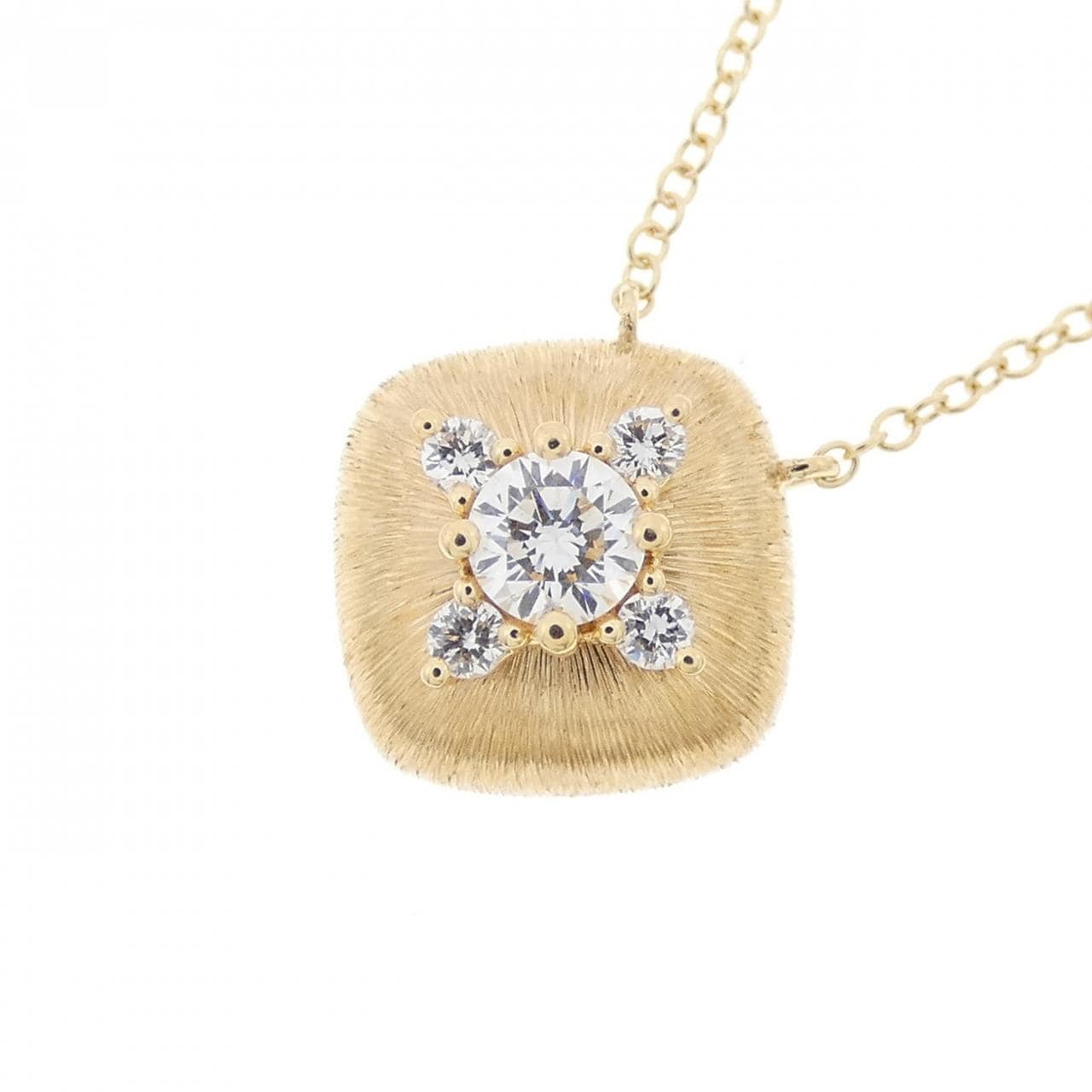 750YG钻石项链 0.140CT