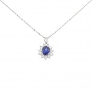 PT900/PT850 サファイヤ ネックレス 0.79CT
