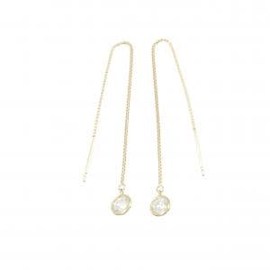 K18YG ダイヤモンド ピアス 0.41CT