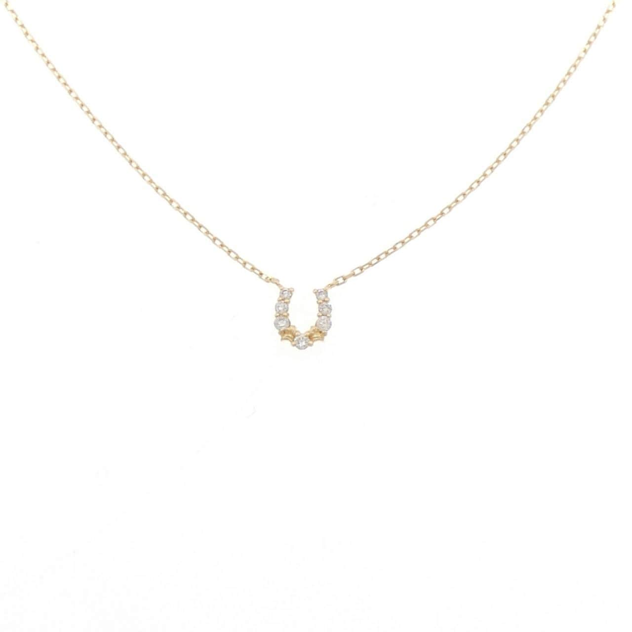 アガット ダイヤモンド ネックレス 0.05CT