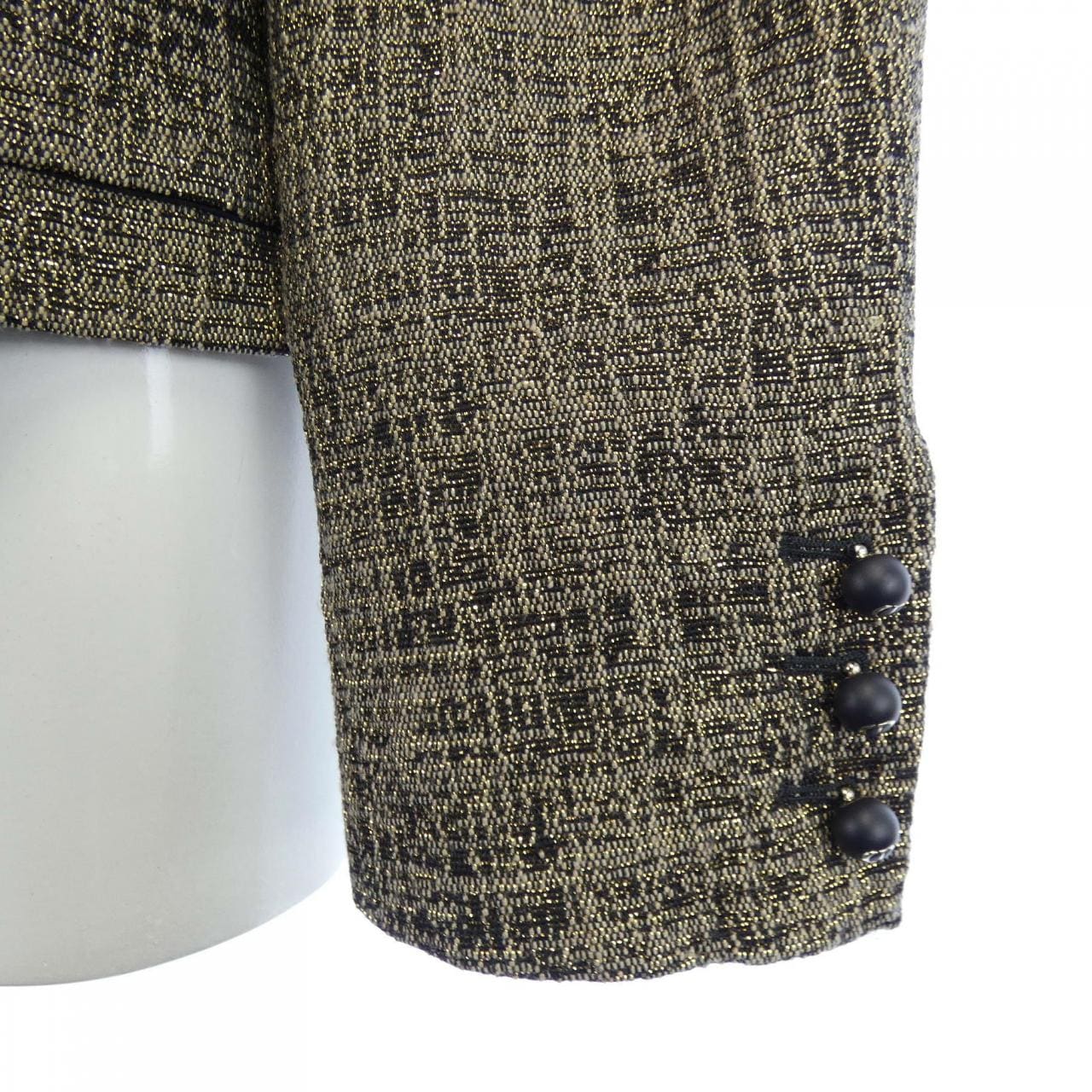 クリスチャンディオール CHRISTIAN DIOR CDボタン 421V54A5450 ノーカラージャケット