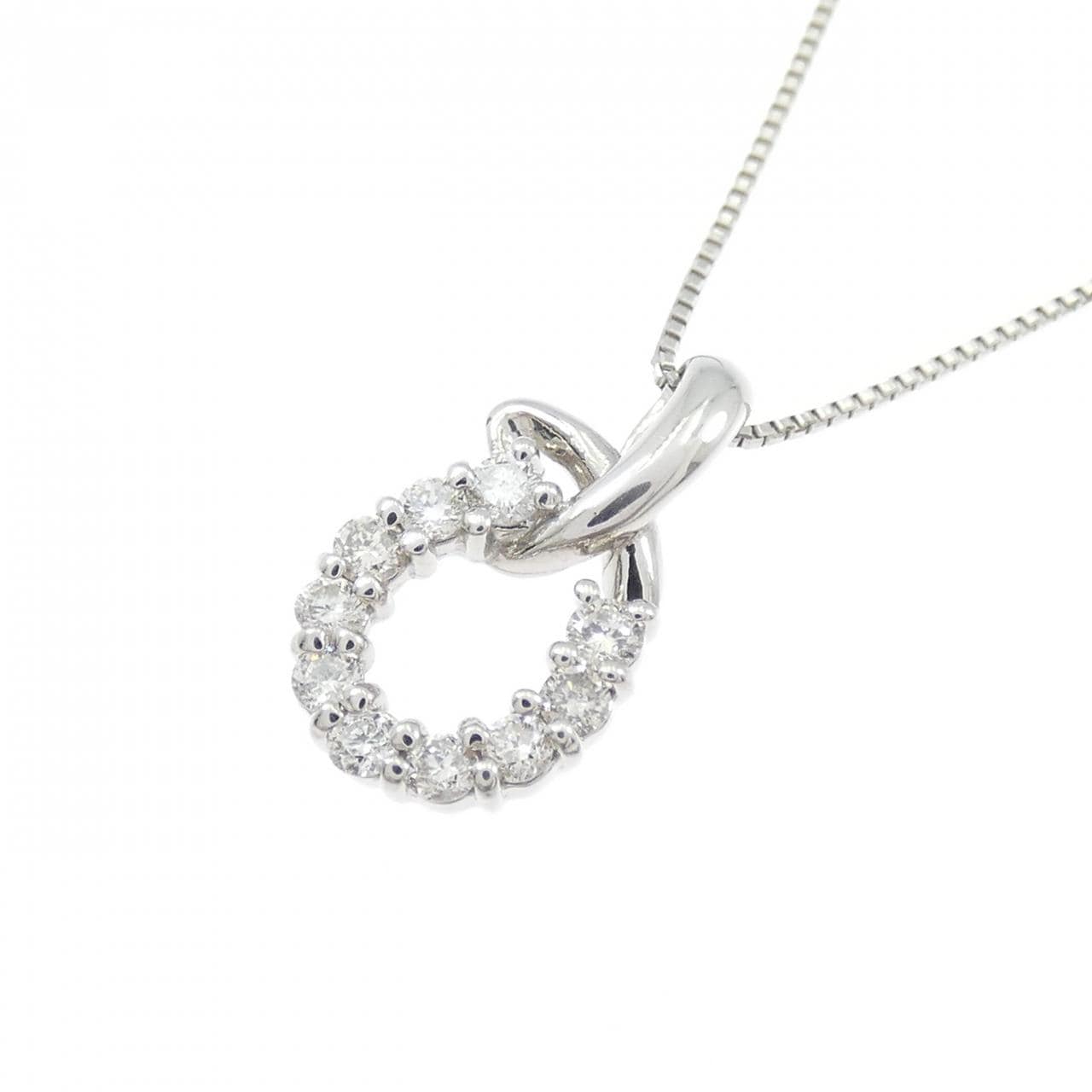 PT900/PT850 ダイヤモンド ネックレス 0.20CT