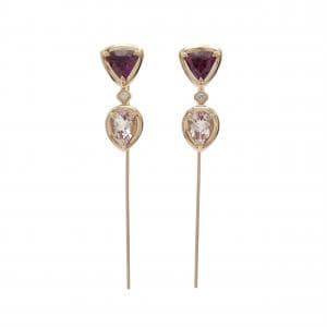 ヴェレッタ オッターヴァ カラーストーン ピアス