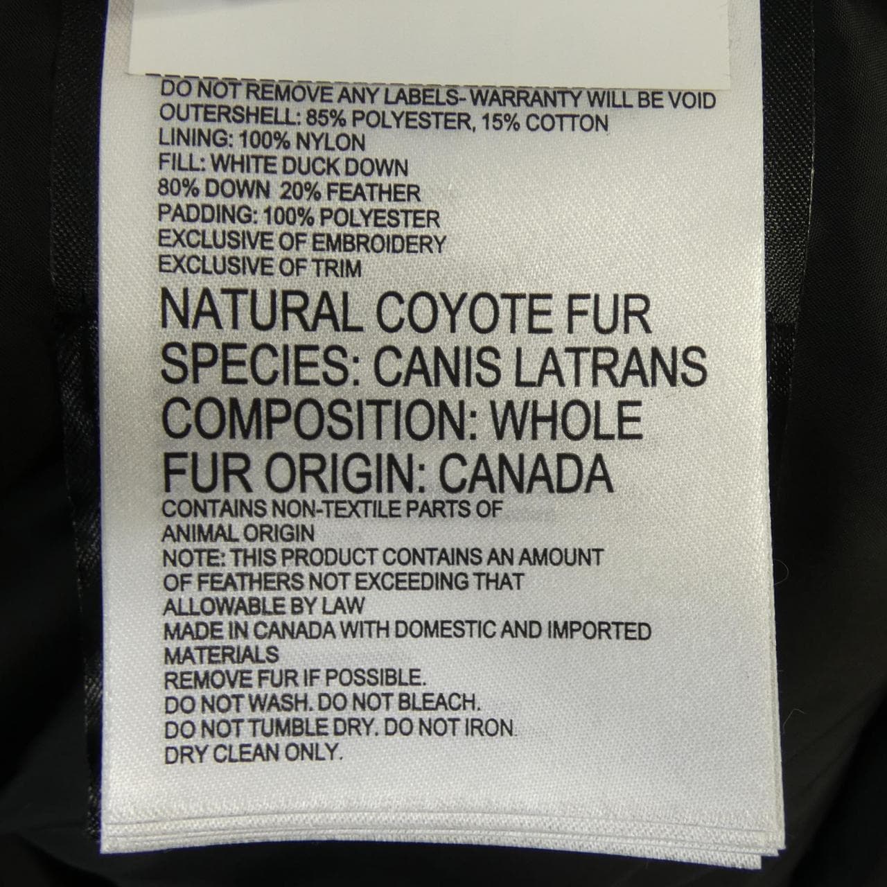 カナダグース CANADA GOOSE 2603JL BRONTE ブロンテ ダウンコート