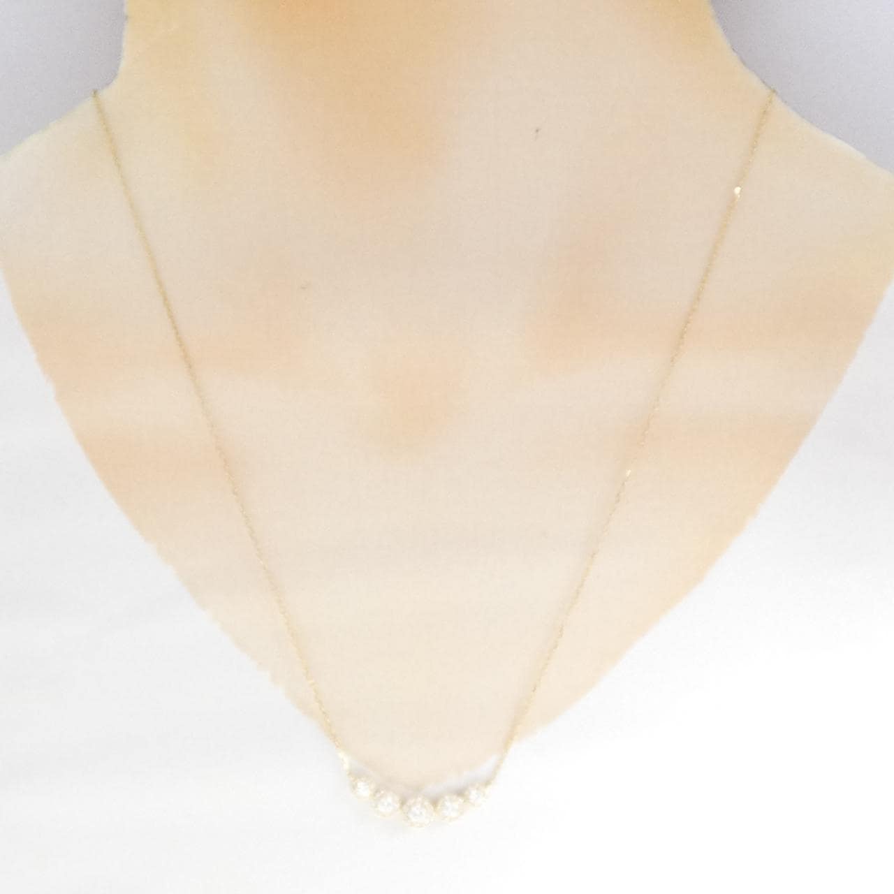 K18YG ダイヤモンド ネックレス 0.57CT