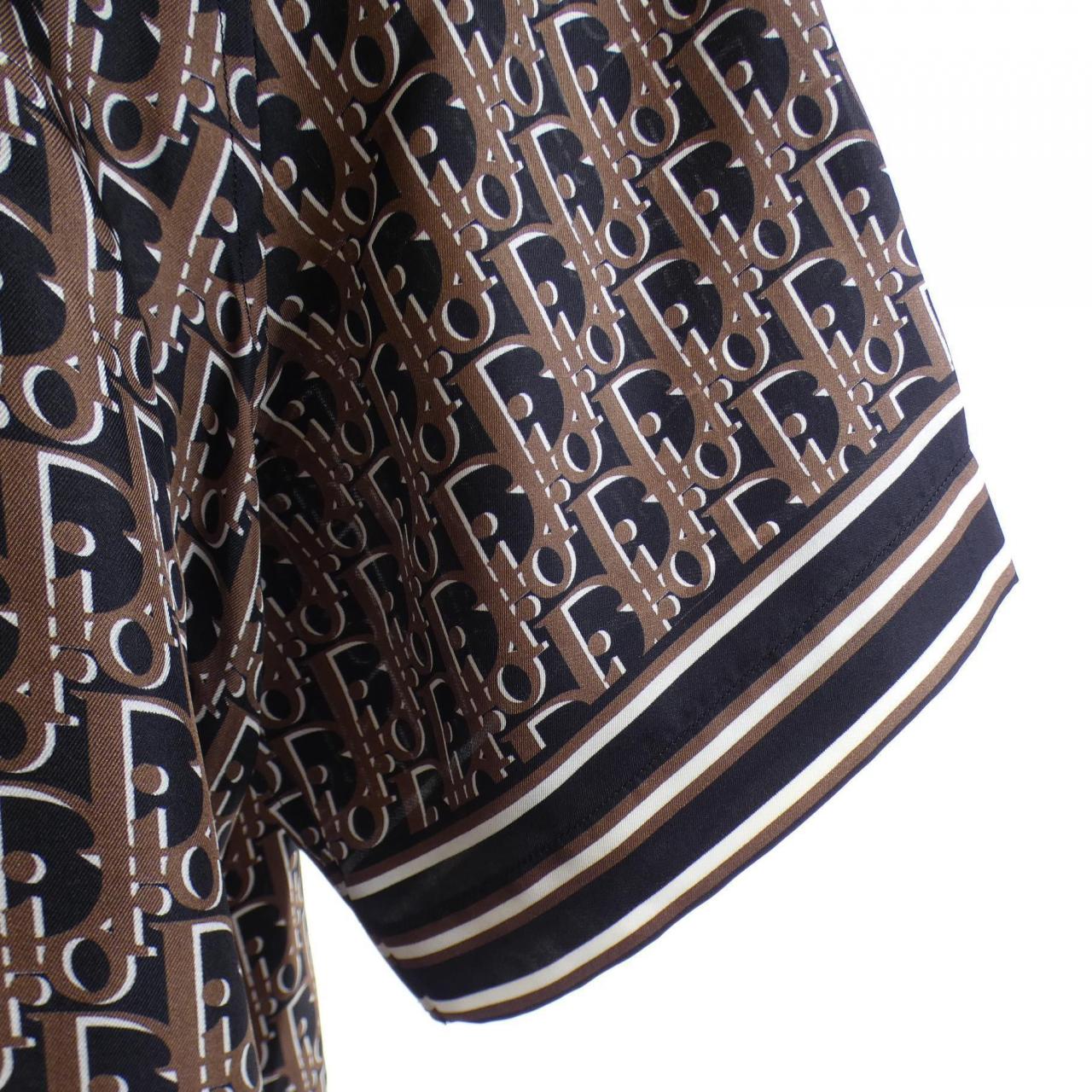 ディオール DIOR ディオールオブリークオーガニックシルクツイル　OBLIQUE 193C545A4751 S／Sシャツ