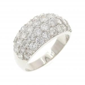 PT900 パヴェ ダイヤモンド リング 3.00CT
