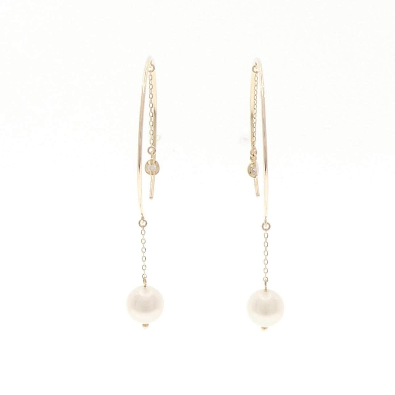 スタージュエリー アコヤパール ピアス 6.1mm