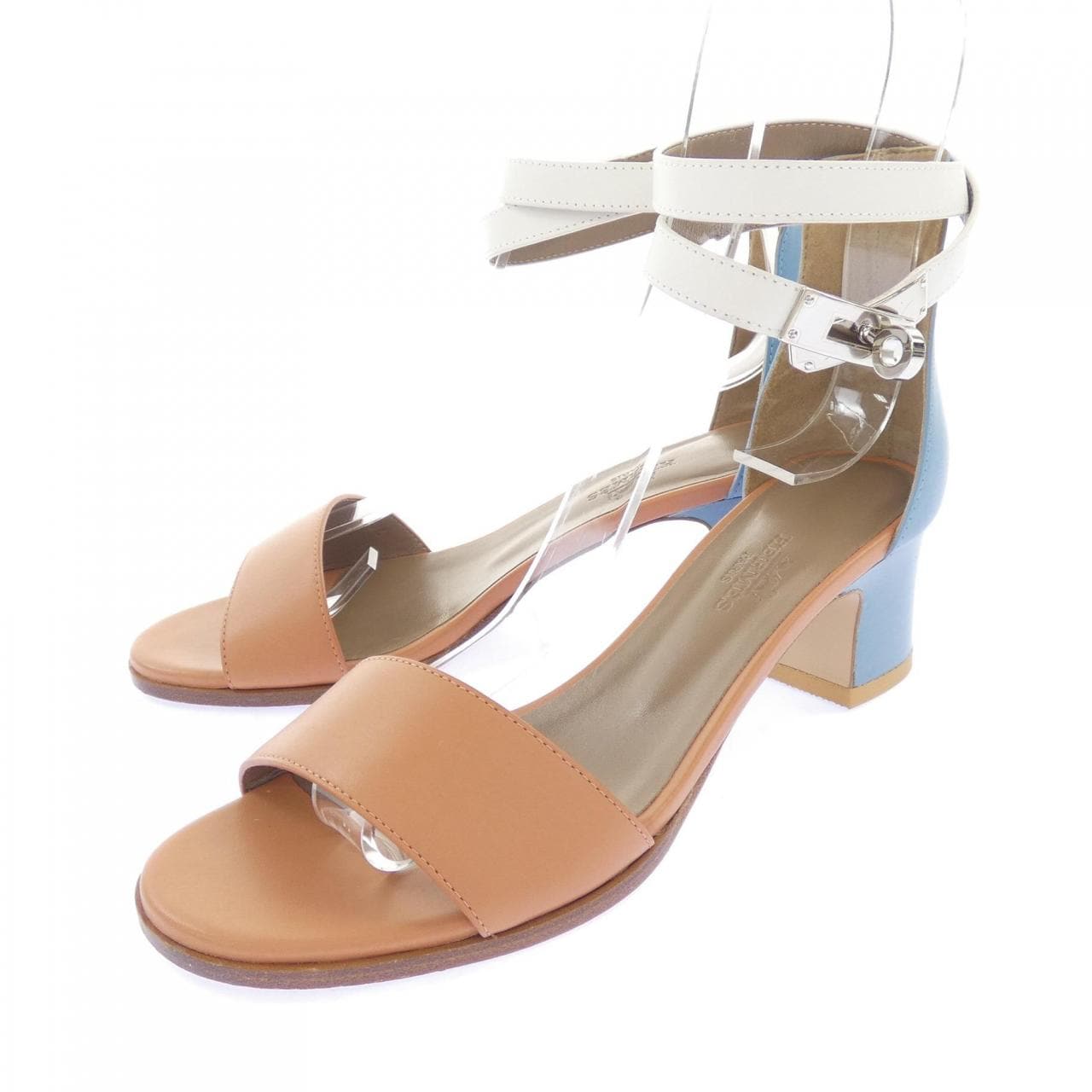 エルメス HERMES マネージュ MANEGE ケリーバックル 201080Z サンダル