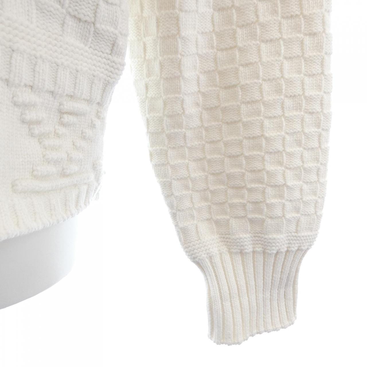 ルイヴィトン LOUIS VUITTON LVダミエウールブレンドプルオーバー HPN63WTZ8 ニット