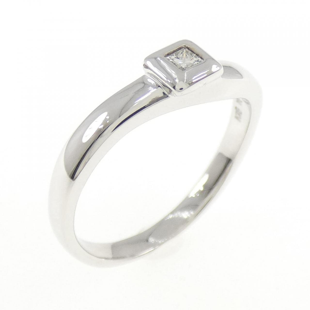 K18WG ダイヤモンド リング 0.06CT
