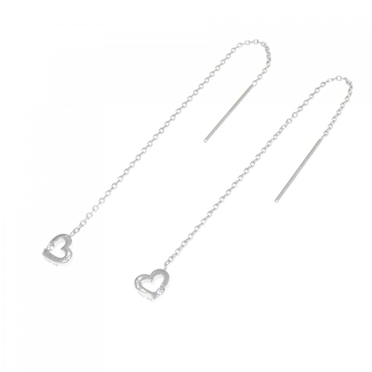 STAR JEWELRY heart Diamond earrings 0.02CT