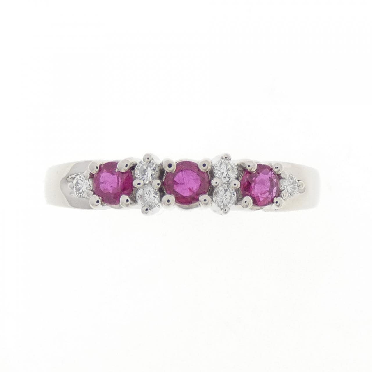 PT900 ルビー リング 0.28CT