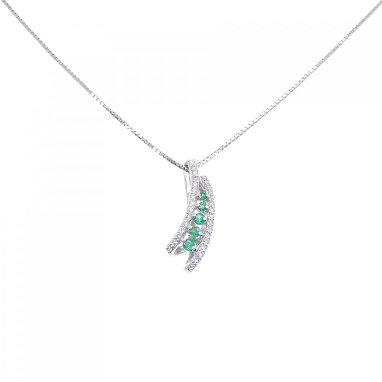 PT Emerald Necklace 0.23CT