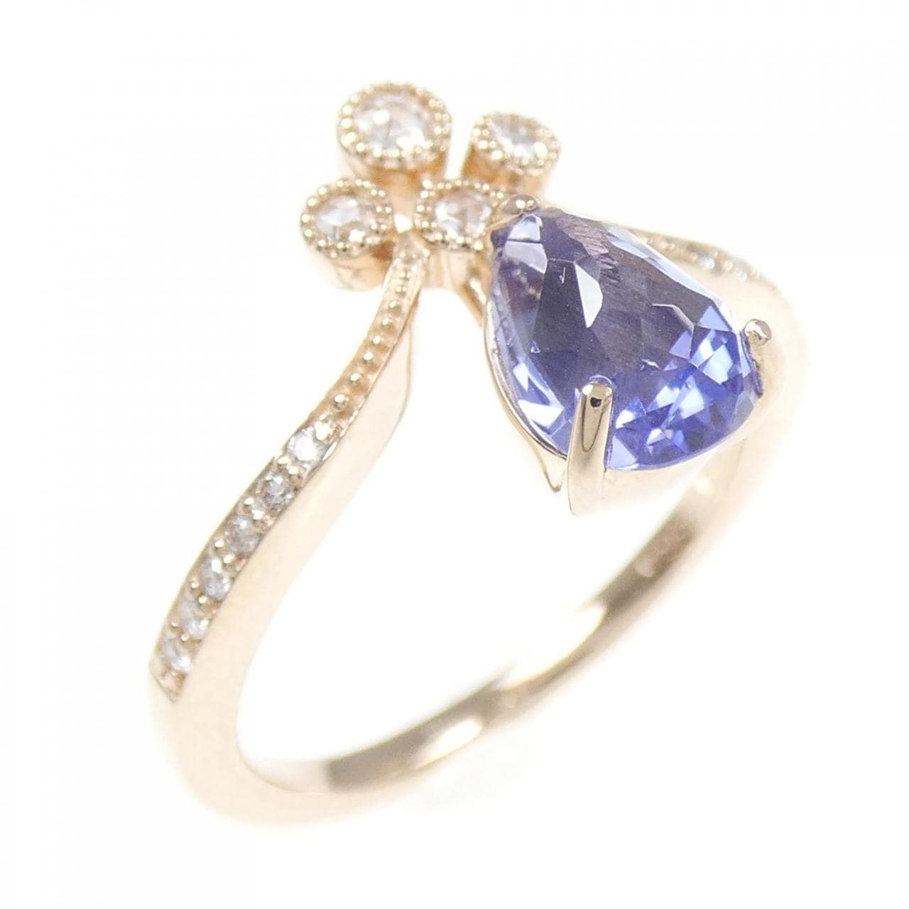 K18PG タンザナイト リング 0.93CT