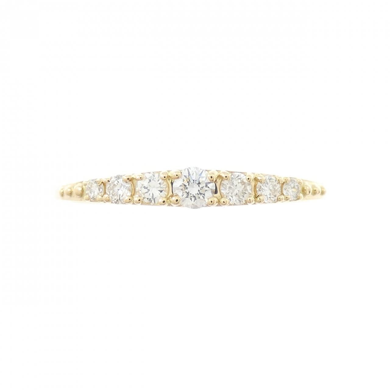 【リメイク】K18YG ダイヤモンド リング 0.15CT
