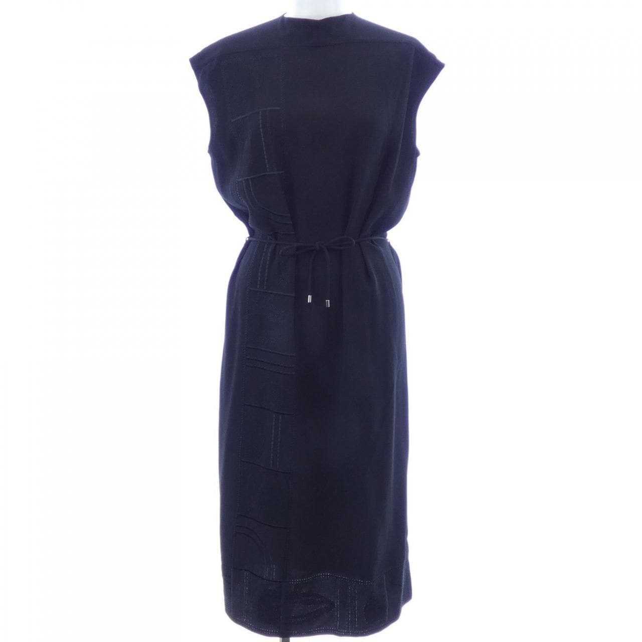 HERMES *17-7357 斜紋 Reine 洋裝