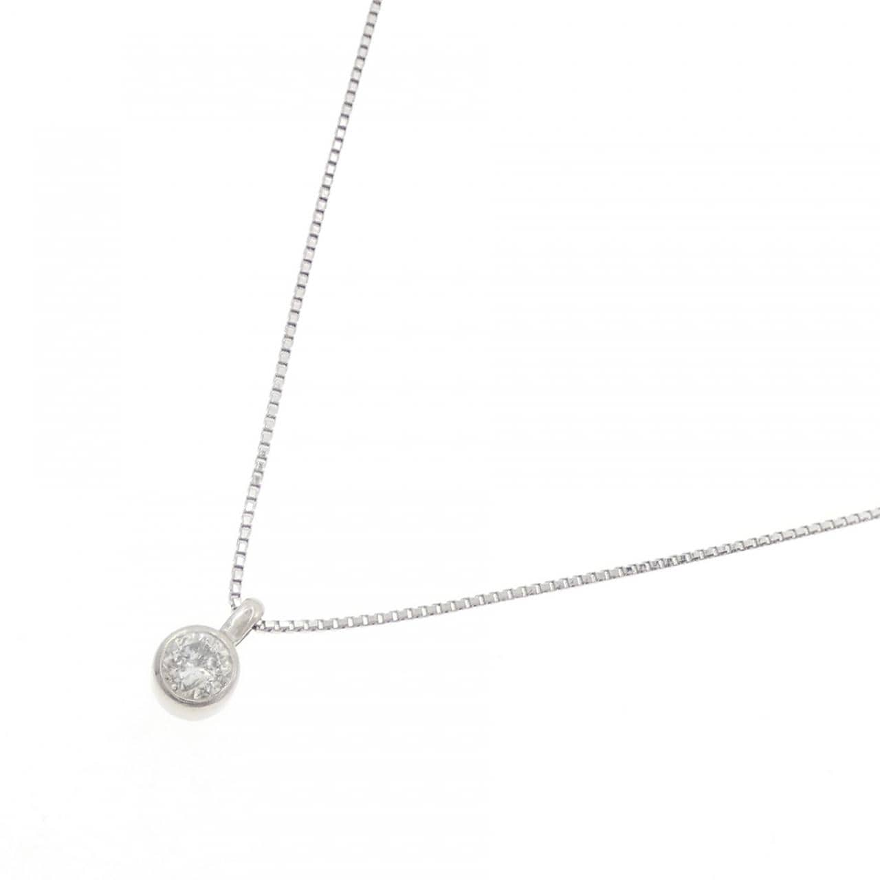 PT850 ダイヤモンド ネックレス 0.18CT