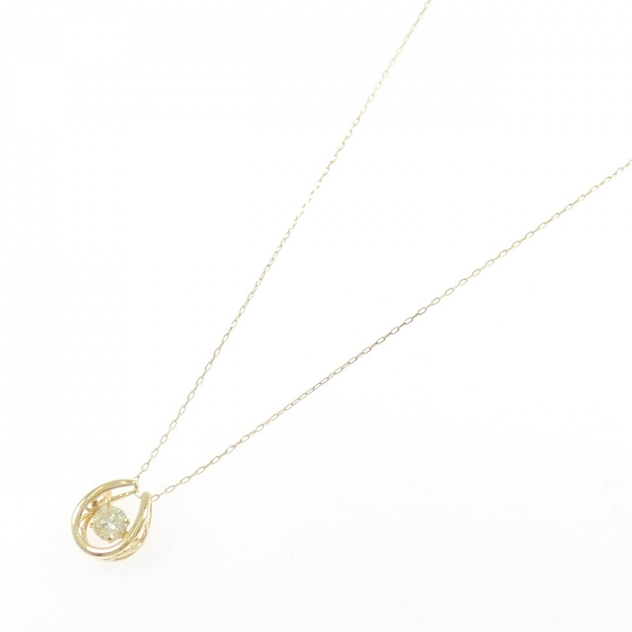 K18YG ダイヤモンド ネックレス 0.20CT