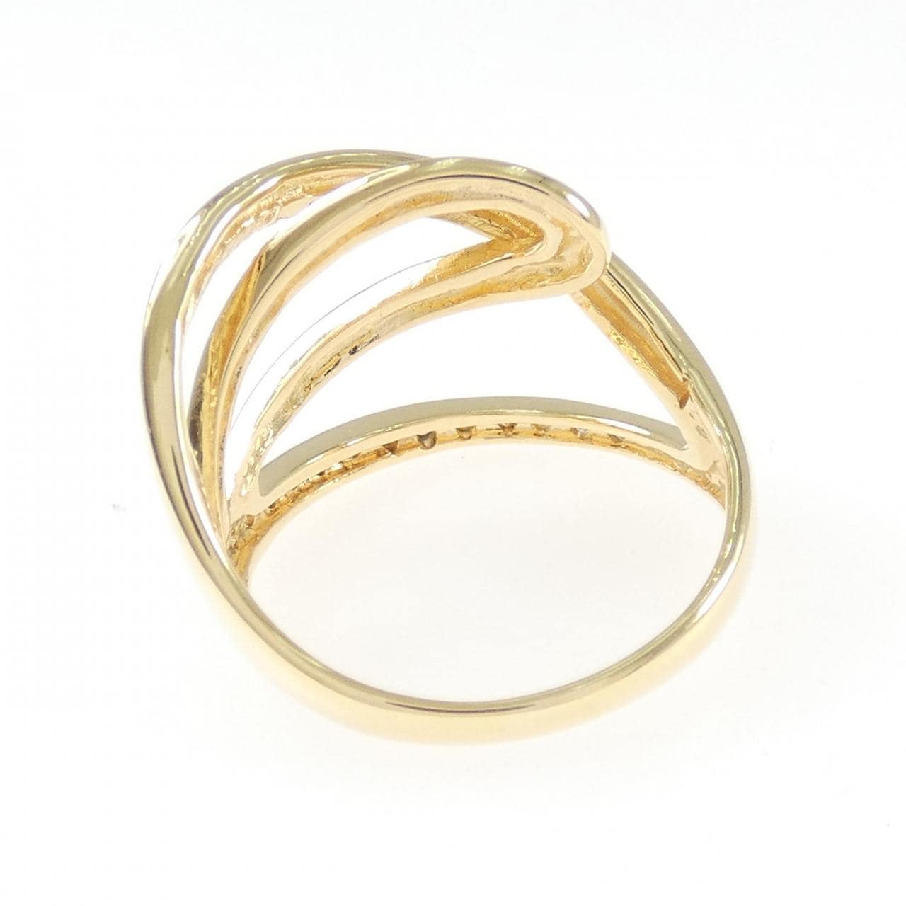 750YG ダイヤモンド リング 0.09CT