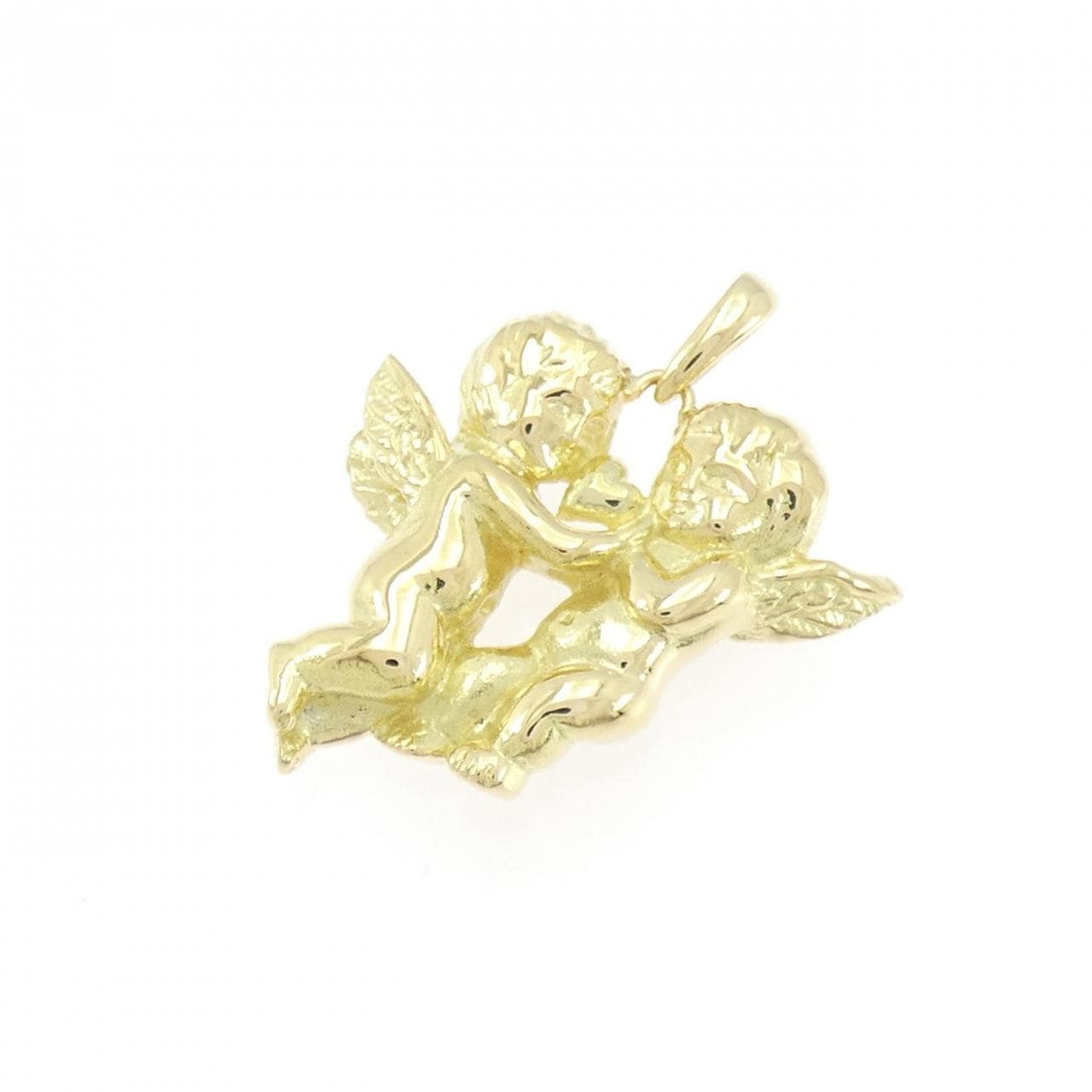 K18YG Angel Pendant