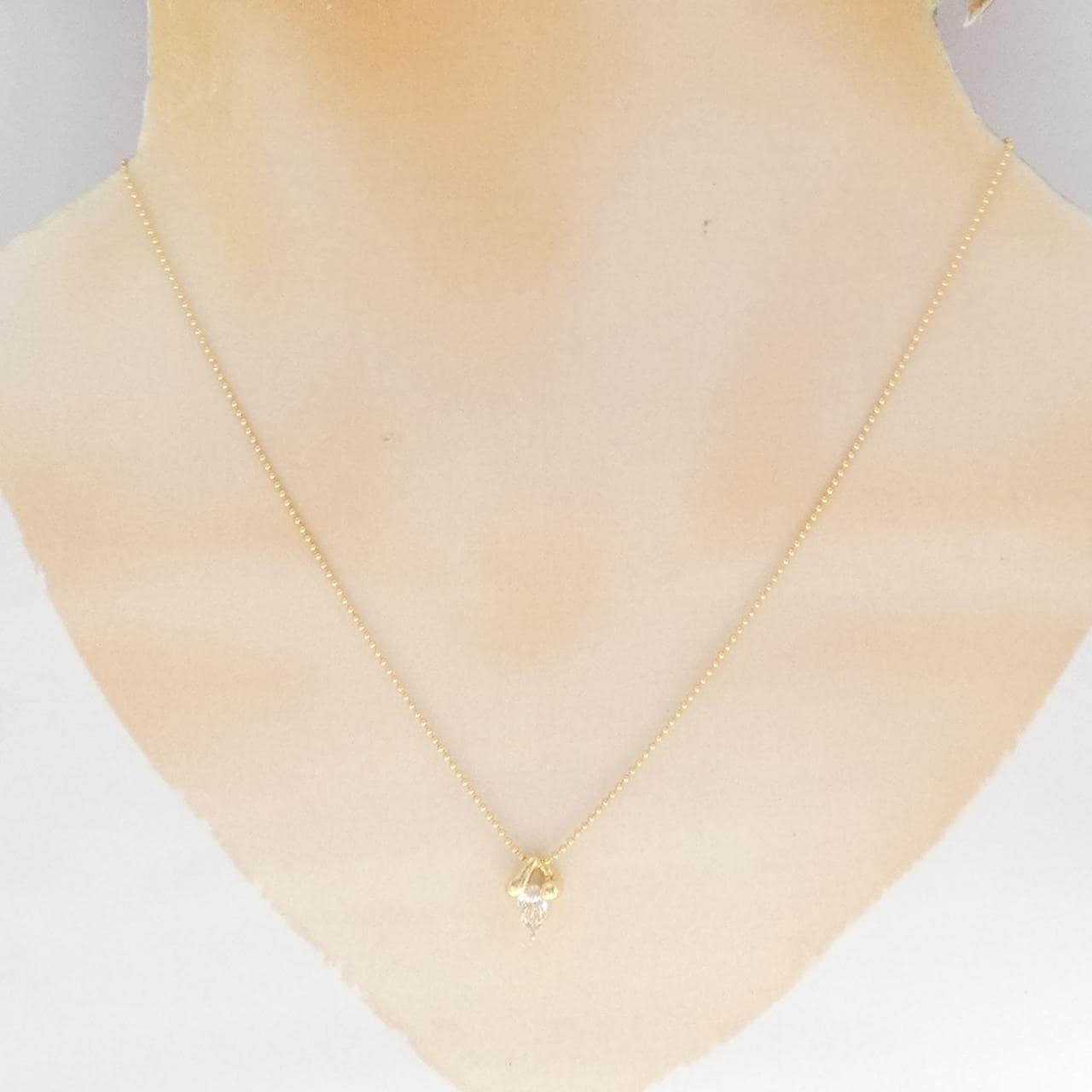 K18YG ダイヤモンド ネックレス 0.35CT