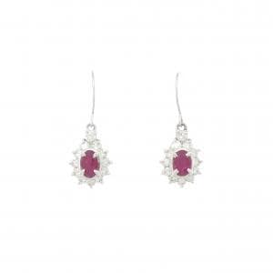 Ruby earrings/earrings