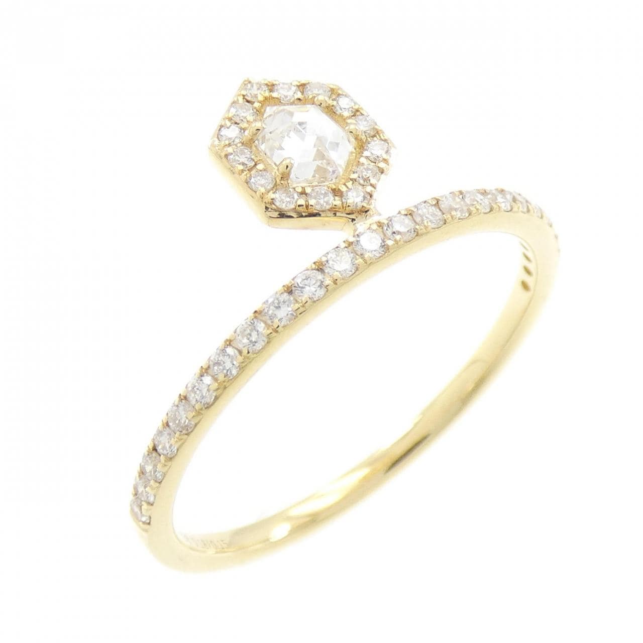 【新品】K18YG ダイヤモンド リング 0.18CT