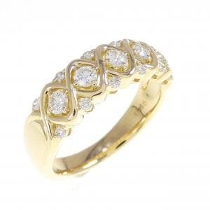 K18YG ダイヤモンド リング 0.46CT