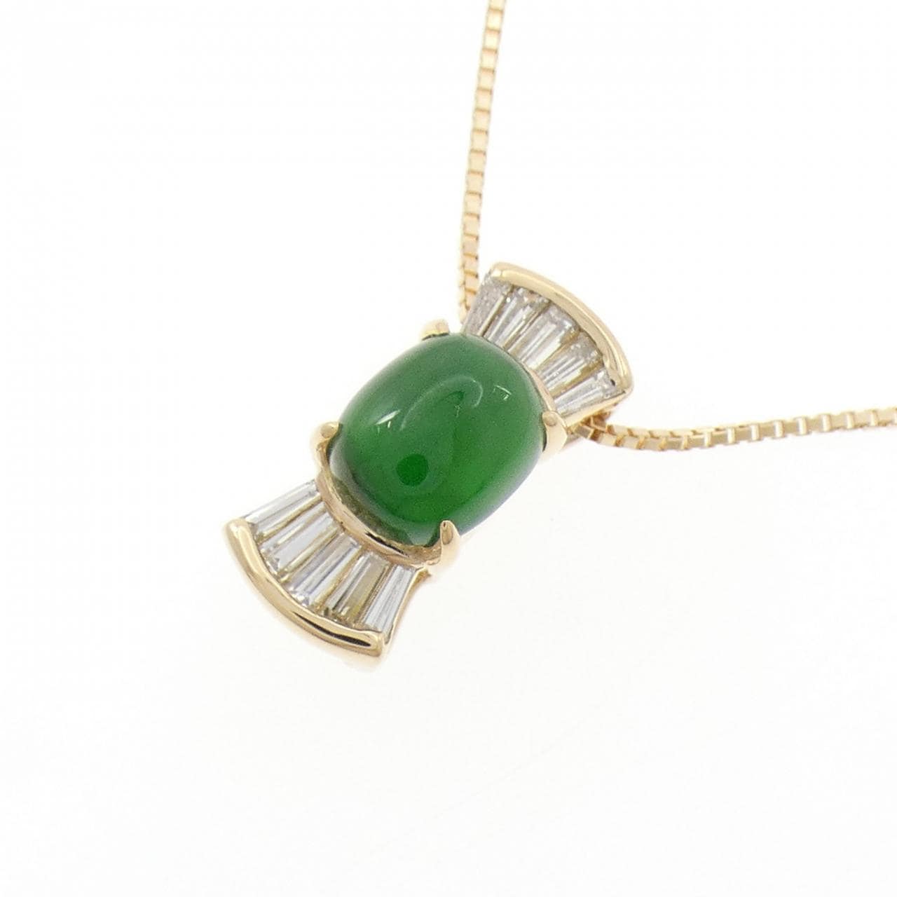 K18YG ヒスイ ネックレス