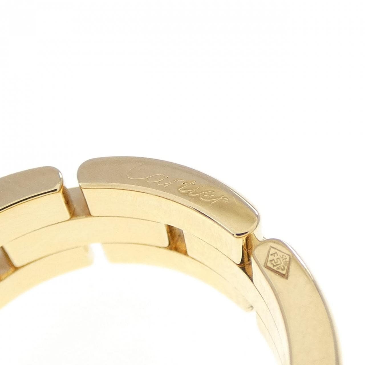 カルティエ マイヨンパンテール ハーフダイヤ リング