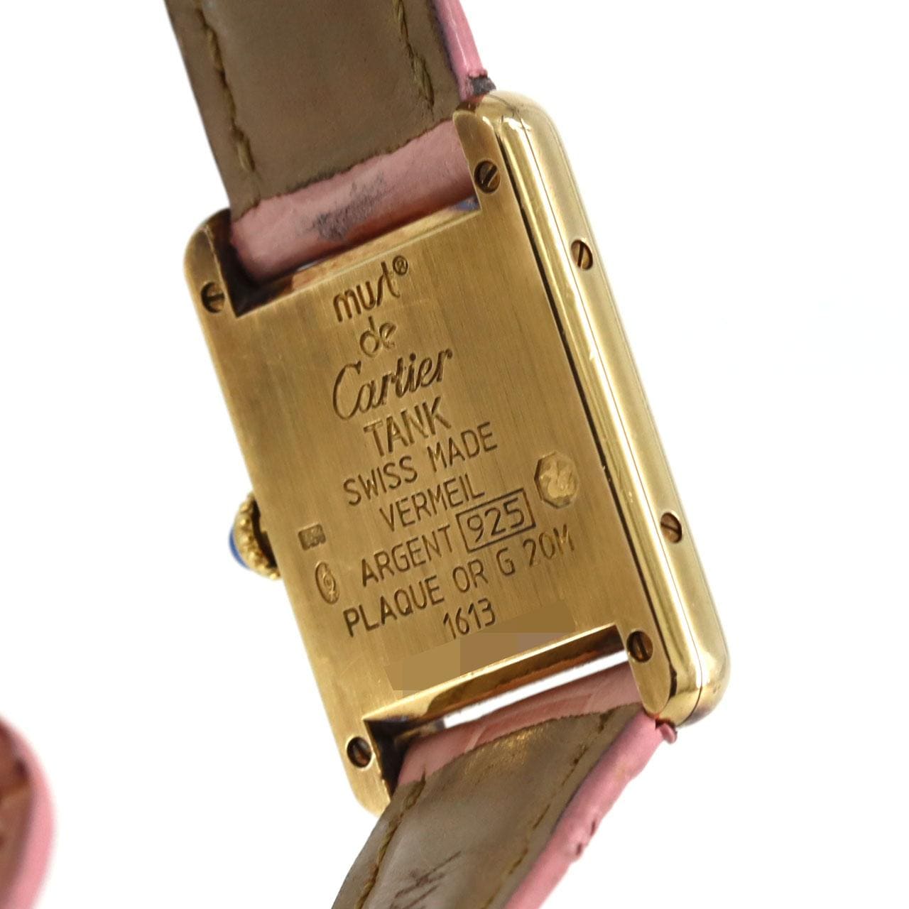 カルティエ マストタンクSM GP W1006354 GP クォーツ