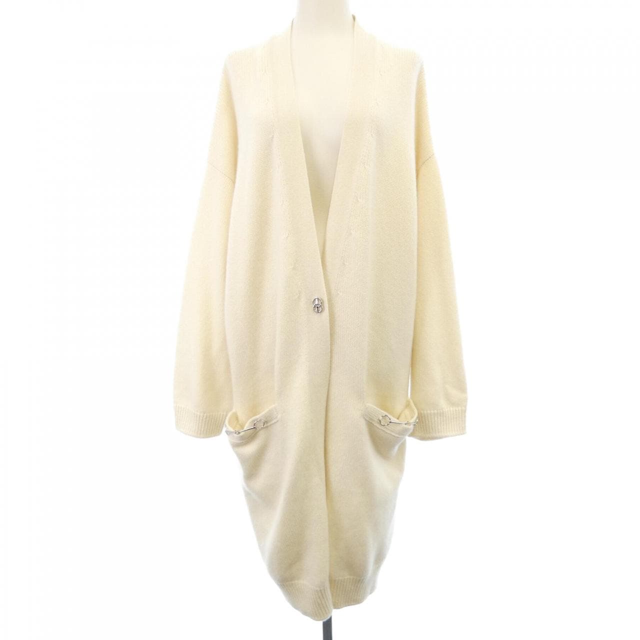 エルメス HERMES MORS A JOUET 2E2104D1 ロングカーディガン