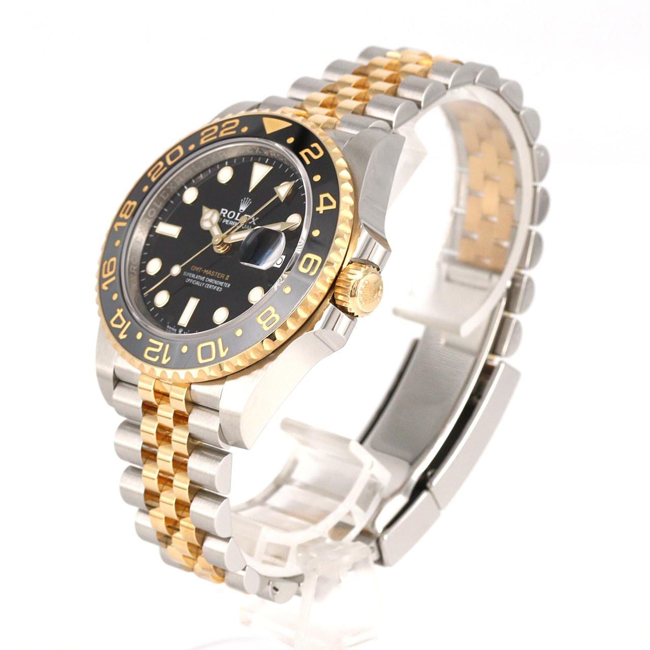 ロレックス GMTマスターⅡ 126713GRNR SSxYG 自動巻 ランダム番