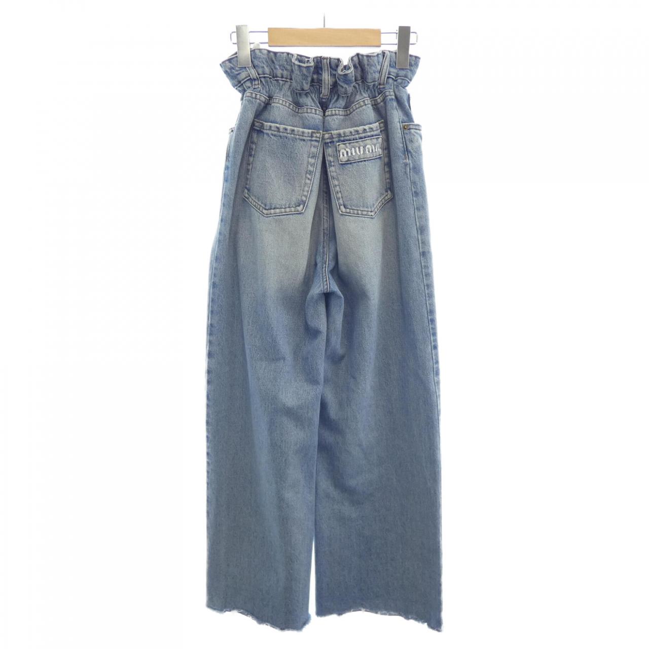 ミュウミュウ MIU MIU アイコニック デニム GWP333 1SXP ジーンズ