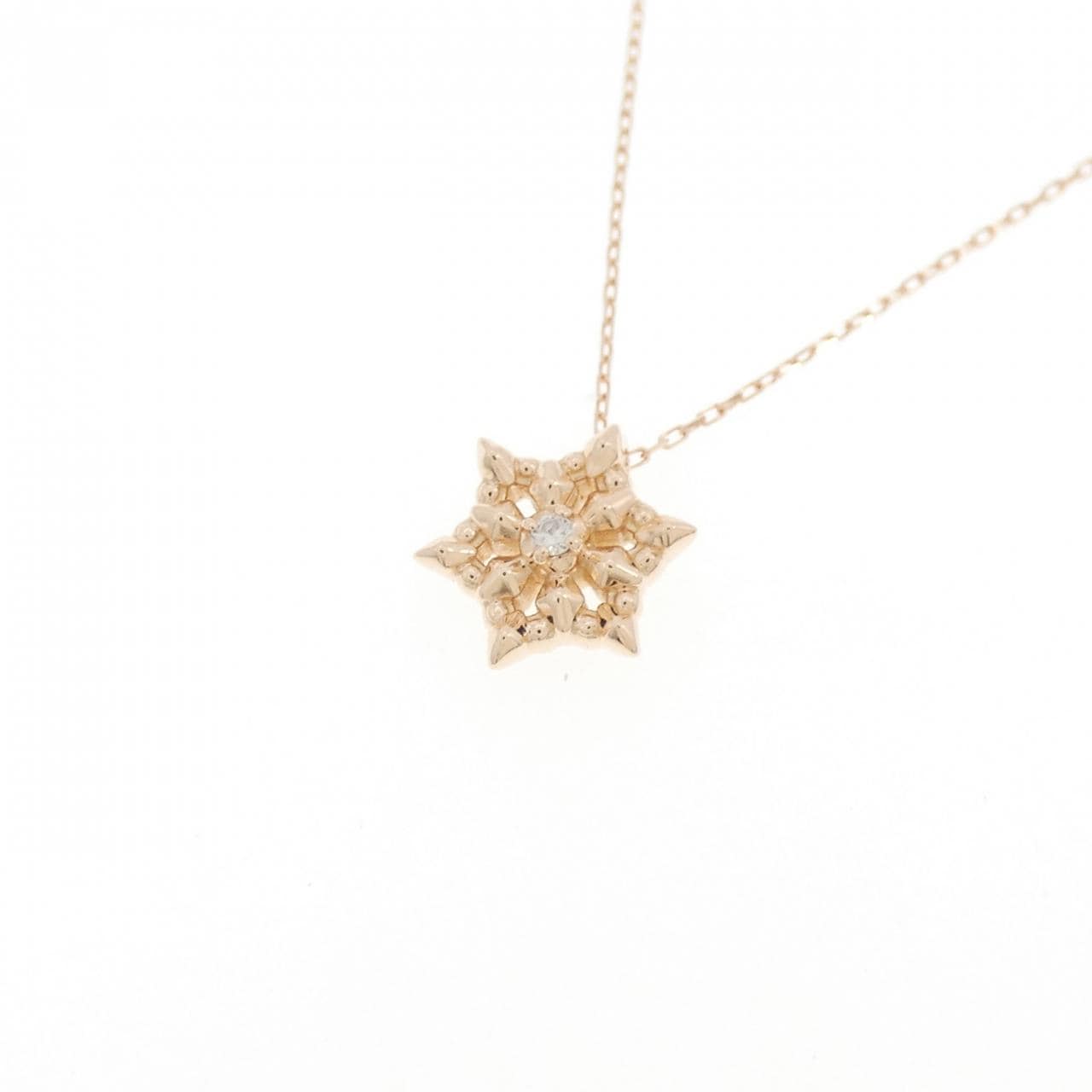 K10PG ダイヤモンド ネックレス 0.01CT