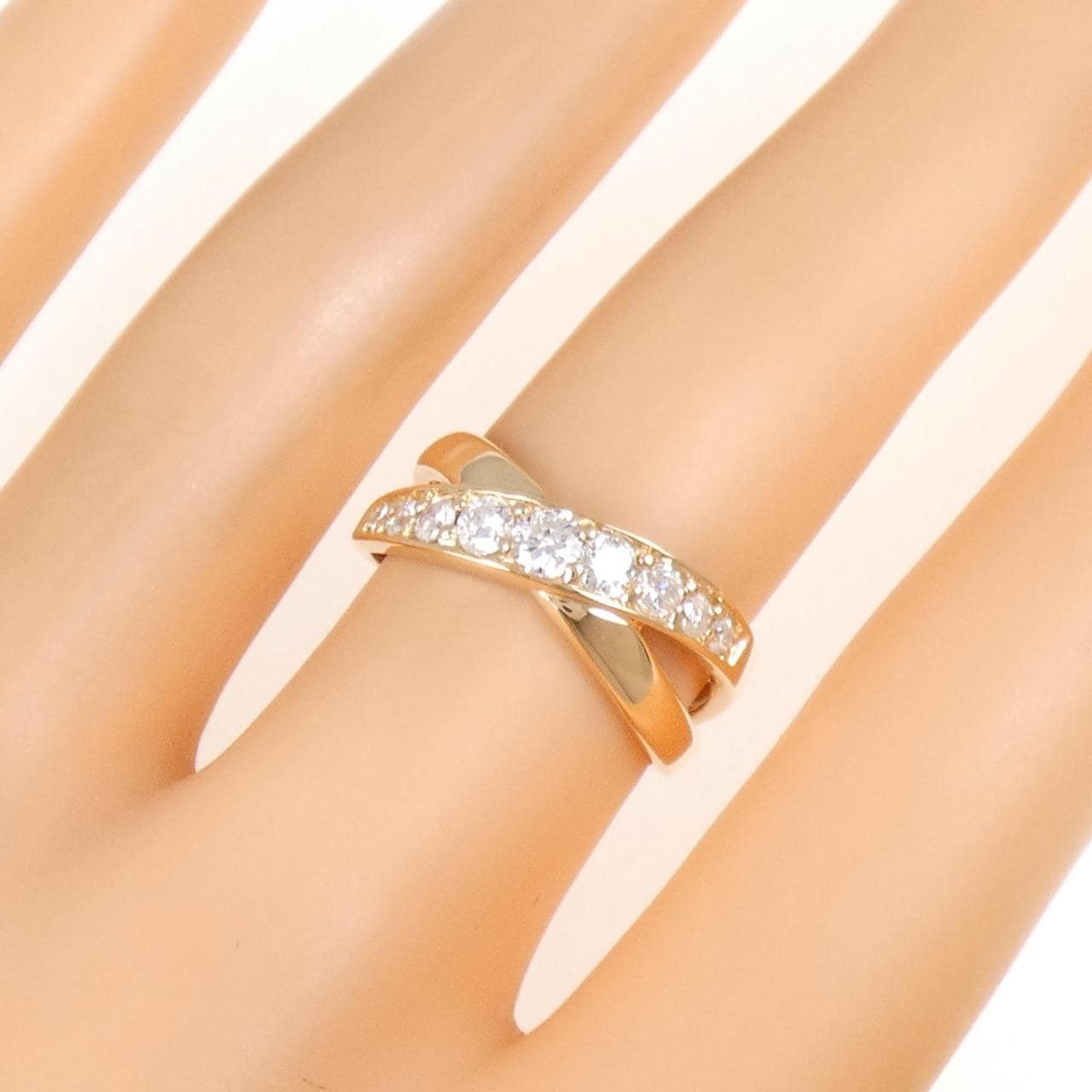 K18PG ダイヤモンド リング 0.50CT