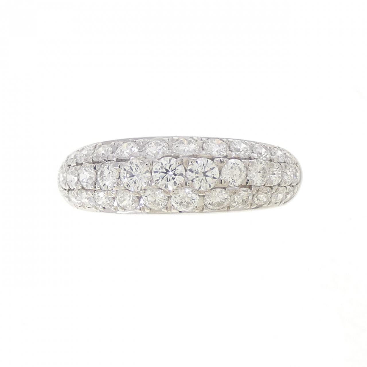 PT900 パヴェ ダイヤモンド リング 1.00CT