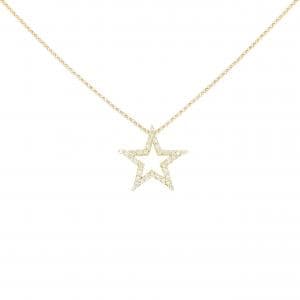 K18YG スター ダイヤモンド ネックレス 0.34CT